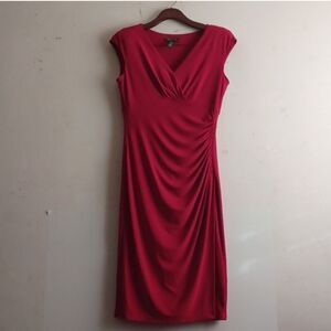 Lauren Ralph Lauren Elegant Red Women's Dress